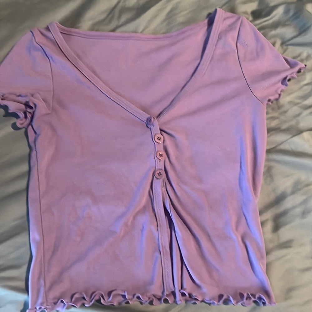 Button up crop top/cardigan